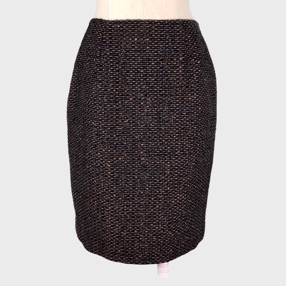 Dana Buchman Petite Shimmer Tweed Pencil Skirt